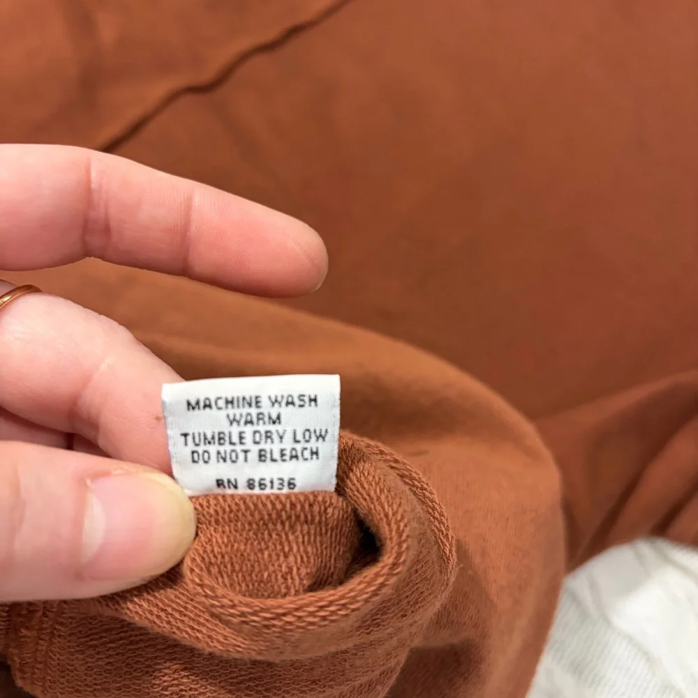 Bryn Walker Tunic Brown Sweater Top L Oversize Bamboo Organic Cotton Lagenlook - Picture 9 of 12